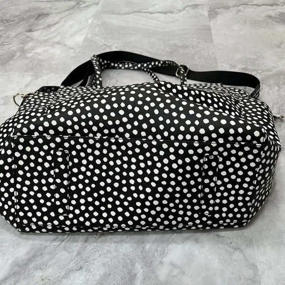 Kate Spade Baby Diaper Bag Black Polka‎ Dot Kaylie Changing Pad Shoulder Strap - Picture 7 of 16